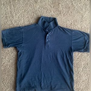 Medium Navy Collared Polo Shirt